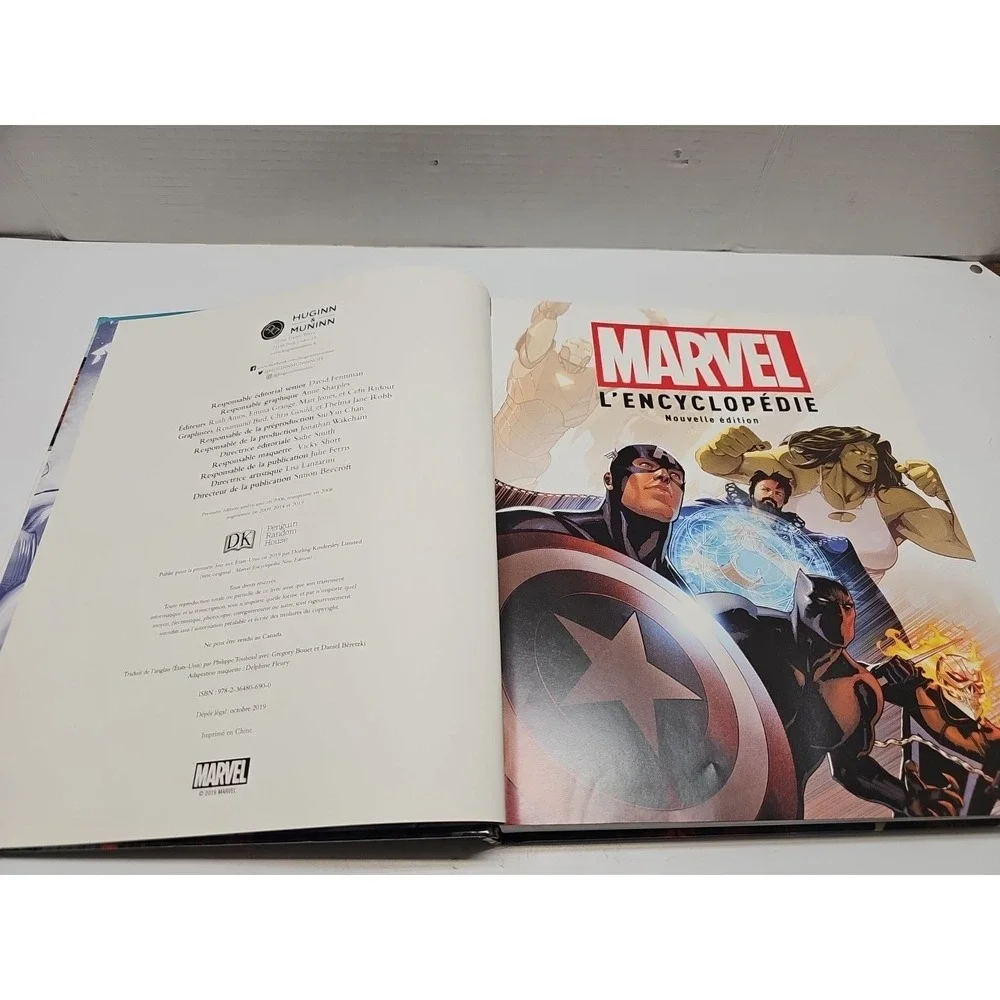 Marvel Encyclopedia Updated and Expanded - Hardcover - FRENCH VERSION